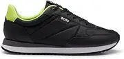 [BOSS] Men's Kai Runn Trainers Made of Various Materials with Coloured Details Size