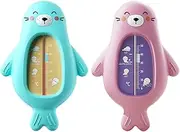 Pen-Guin Shaped Baby Bath Digital Thermometer, Baby Bath Temperature Toy, Cartoon Bath Temp Measuring Tool, Safety Water Temperature Gauge for Baby Shower, Safe Floating Bath Thermometer