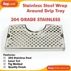 30cm Wide 304 STAINLESS STEEL Cut Out Drip Tray Home Brew Kegerator Bar Beer tap