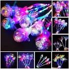 1 x Kids Toy Light-up Magic Wand Glow Stick LED Magic Fairy Rave Stick Toy O3V3