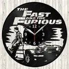 Fast & Furious Movie Vinyl Record Wall Clock Decor Handmade 1103