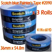 Pk3 3M Scotch Blue 2090 Multi Surface Painter's Tape Masking Tapes 36mm x 54.8m