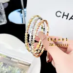 【二手】CHAUMET 尚美巴黎 BEE MY LOVE 手鐲 半鑽 手環 18K玫瑰金/黃金/白金 083433