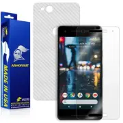 ArmorSuit ArmorSuit Google Pixel 2 XL+White Carbon Fiber Skin Protector USA