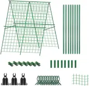 HPAMR Cucumber Climbing Trellis Frame Garden Trellis for Climbing Plant Outdo...