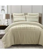 Lush Decor 5pc Mia Pleated Comforter Set