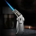 Windproof Cigar Jas Jet Lighter JOBON High Fuel Capacity Power Flame Torch