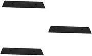 3pcs Plastic Threshold Ramp for Loading Docks Garage Sidewalk Truck Scooter Bike Motorcycle Wheelchair Anti-Slip Surface Portable