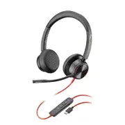 HP Poly Blackwire 8225 Premium USB-C HS +USB-C/A Headset - Black