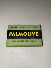 Vintage Palmolive Hotel Soap From Hotel Virginia Dare Elizabeth City NC NOS