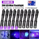 UV Ultra Violet Led Flashlight Blacklight Light 395 nm Inspection Lamp UV Torch