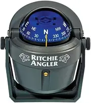 RITCHIE COMPASSES RA-91 Compass Bracket Mount, 2.75" Dial, Grey