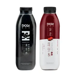 DCAI輕時尚 纖濃紅豆水6瓶+鹼性離子黑豆水6瓶(960ml x 12瓶/箱)(BO0098M)