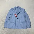 Hugo Boss Jacket Men 42 Blue Kris Modern Fit Tailored Sport Coat Blazer Casual