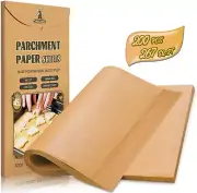 200 Pcs Unbleached Parchment Paper Baking Sheets, 12 X 16 Inch, Precut Non-Stick