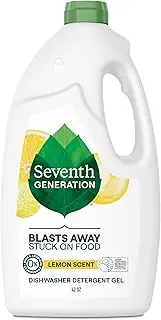 Seventh Generation Dishwasher Detergent Gel, Lemon Scent, 42 Oz
