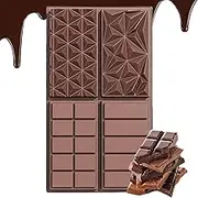Silicone Chocolate Mould, High Temperature Resistant Dubai Chocolate Mold, Extra Deep Chocolate Mold for Chocolate, Waffles, Candy, Chocolate Cake Kitchen Baking Tools
