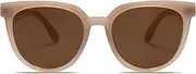 [SOJOS] Trendy Cat Eye Round Polarized Sunglasses for Women Fashion UV Protection Sunnies Sunglasses SJ2175