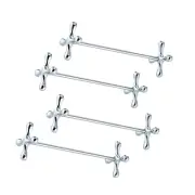 4pcs Chopstick Rest Chopsticks Rest Rack Alloy Chopstick Holder Tableware Rests