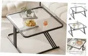 Coffee Table Glass Modern Coffee Tables for Living Room Black Square Table