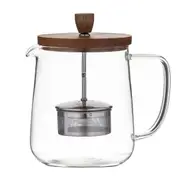 Leaf & Bean DLE0064 Naples Tea Pot with Acacia Lid & Infuser? Wood