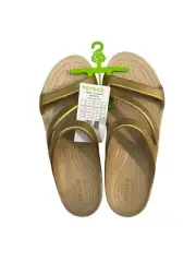 Crocs Women's Kadee II Sandals, Gold, 9 Women