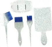 AUTSUPPL Hair Coloring Brush Set Dye Bowl Plate Kit Hair Tint Plate Bowl Diy Salon Kit