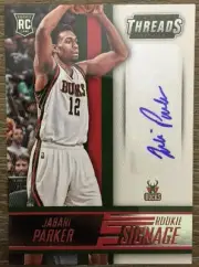Jabari Parker AUTO 2014-15 Panini Threads Basketball Rookie Signage Autograph RC