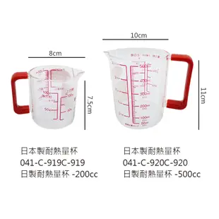 日本製耐熱量杯 量杯 計量杯 刻度量杯 日本置量杯 耐熱量杯 耐熱刻度量杯 耐熱計量杯 烘焙量杯