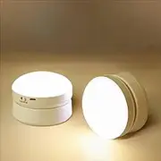 【2 Pack】 Motion Sensor Light Indoor Wireless Magnetic Wall Lamp Rechargeable 1200mAh Nursery Night Light Stick-Anywhere Bedside Lamp for Bedroom Bathroom Wall Stairs Cabinet Hallway Lights Warm