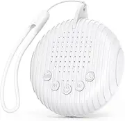 AMIR White Noise Machine Baby, Portable White Noise Machine, USB Rechargeable Mini Sound Machine with 10 Soothing Sounds, 3 Timer, Auto Mode, Memory Function, Sleep Therapy for Adults & Baby