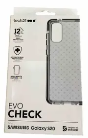 S20 Evo Check Tech21 Brand New Case Grey