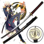 Touken Ranbu Foxfire Nihontou Sword of Nakigitsu Metal Sword Anime Cosplay 104cm