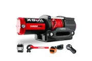 X-BULL Electric Winch 5000LBS 12V Synthetic Rope Wireless Remote 4WD ATV Boat
