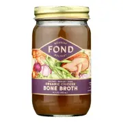 Fond Bone Broth Broth Bean Shitake Chunky Organic 14 Fl Oz (Pack Of 4)