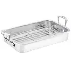 NEW Scanpan Impact Roasting Pan with Rack 42x26cm