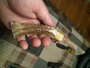 Knife Jafar Jasper Blade 3 5/8" long 1 3/8" tall Overall 7 15/16"