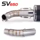 SUZUKI 鈴木 SV650 中管接頭用不銹鋼摩托車排氣中連接管