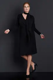 Belle Wrap Jersey Dress--BLB-02PL