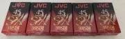 5 x 45 min JVC VHS-C SX Compact Camcorder Video Tape Cassettes - New & Sealed