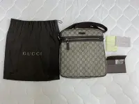 在飛比找Yahoo!奇摩拍賣優惠-台中新光GUCCI 專櫃正品二手郵差包（耐吉 愛迪達 路易威