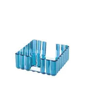 Guzzini Dolcevita 19.6cm Square Table Napkin Holder Storage Organiser Turquoise
