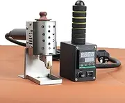 Hand Push Hot Melt Glue Rolling Machine, 50ML Digital Display Hot Melt Gluing Machine with Rollers, 50-320℃ Temperature Adjustment, Portable Gluing Machine for DIY Crafts, Packaging(8MM Roller)