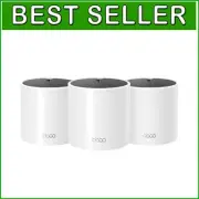 Comprehensive WiFi 6 Mesh System - Covers Up to 5,600 sq. ft. | Deco X15 3-Pack