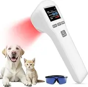 Fimem ed ight herapy Device for Dogs ain elief, 16x650nm+4x808nm, Hand Hold Near nfrared ight Wand for Pet Cats Animals, Portable Cold ight herapy Device Machine for Relax Home Use