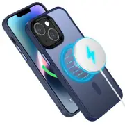 For iPhone 14 Pro Max Rugged Shockproof Cover Case Supports Magnetic Charging