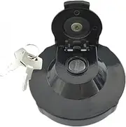 QASULER 1552100500 Fuel Tank Cap with 2 Keys Replacement, for Takeuchi Excavators Track Loaders TB014 TB015 TB016 TB125 TL26 TL120 TL126 TL130 TL140 TL150 TL220 TL230 TL240 TL250 Excavator Fuel Tank C