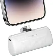 Portable Charger 4500mAh Power Bank for iPhone 12W, Mini Portable Charger Battery Bank Compatible with iPhone 14/13/12/11/XS/XR - White