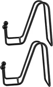 GOOHOCHY 2pcs Plate Holder Plate Stand Plaques Holder Metal Scroll Rack Photo Frame Holding Rack Easels for Display Picture Frame Stand Iron Plate Rack Showing Stand Iron Frame Desktop