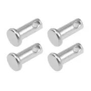 Clevis Pins 5mmx12mm 4Pcs Single Hole Flat Head 304 Stainless Steel Fastener Pin